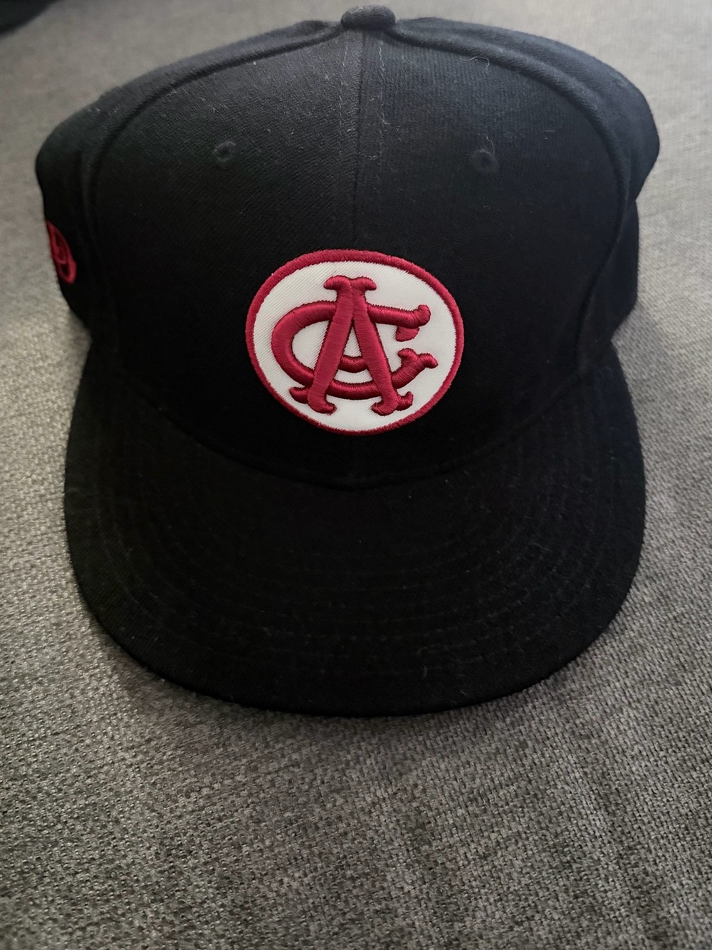 Kids Black Snapback Hat with Pink Accent